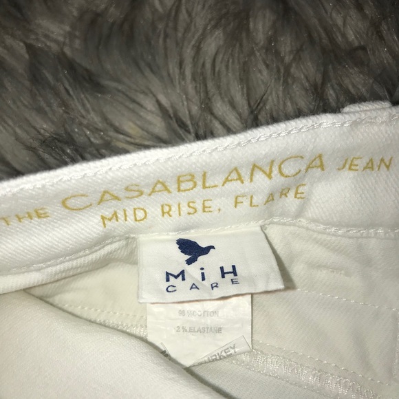 Mih jeans white flare bottom jeans! - Picture 9 of 10